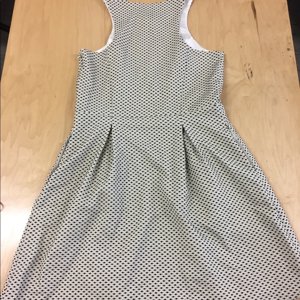 Polka dot black and white express dress size 10. - Picture 5 of 7